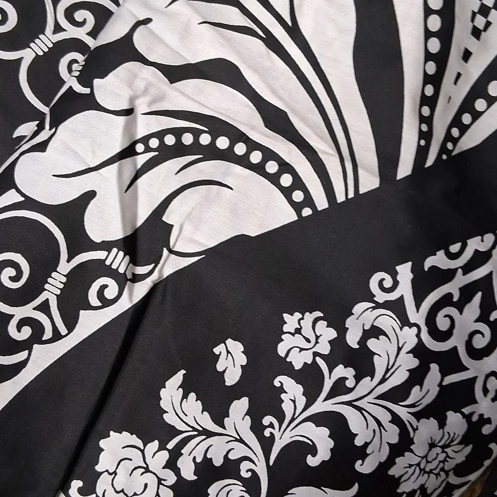 Madison Park Reversible Coverlet Set Black: Damask, OEKO-TEX Certified